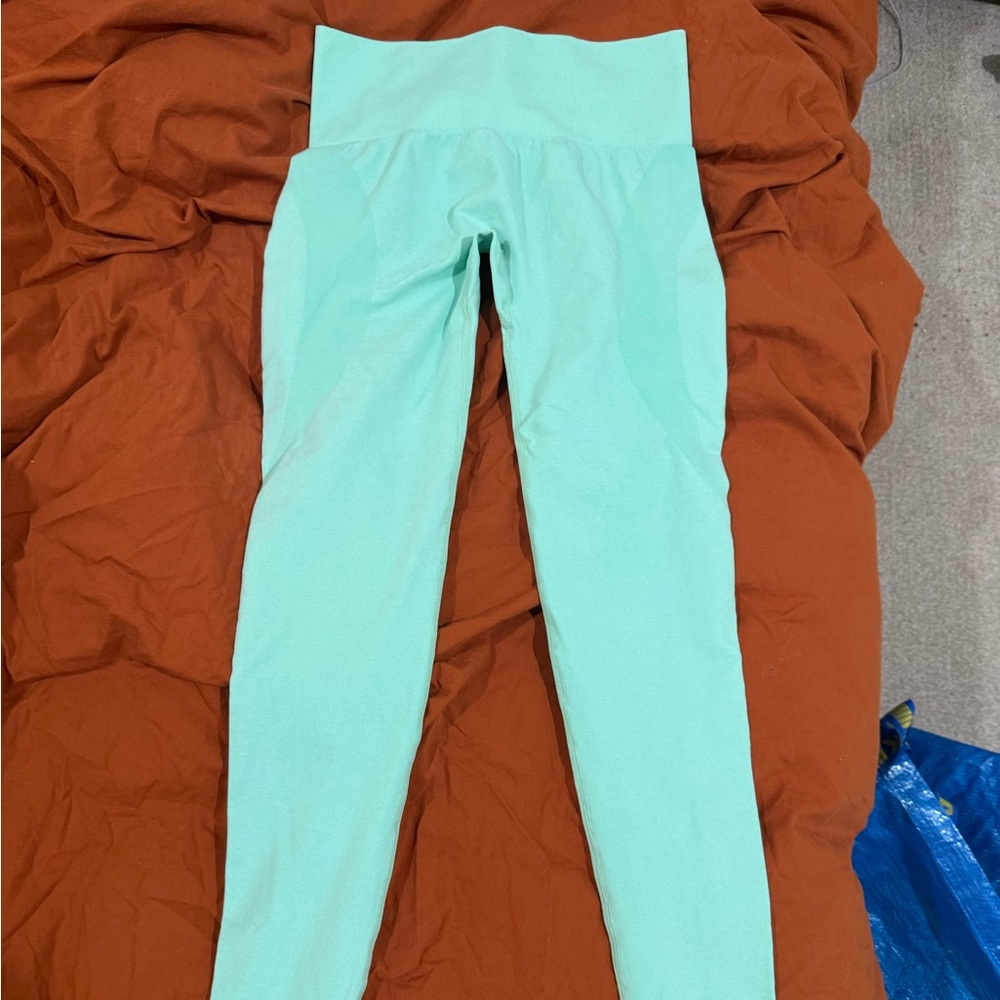 Teal Contour Leggings